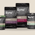The newly launched Sync product line features nutrition for various dog life stages.